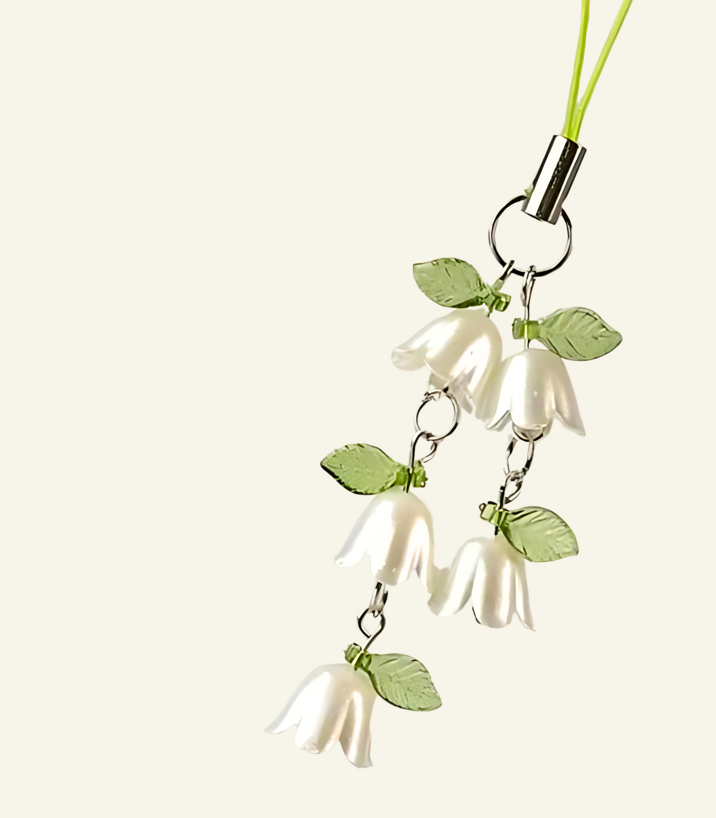 Retro Lily Phone Charm