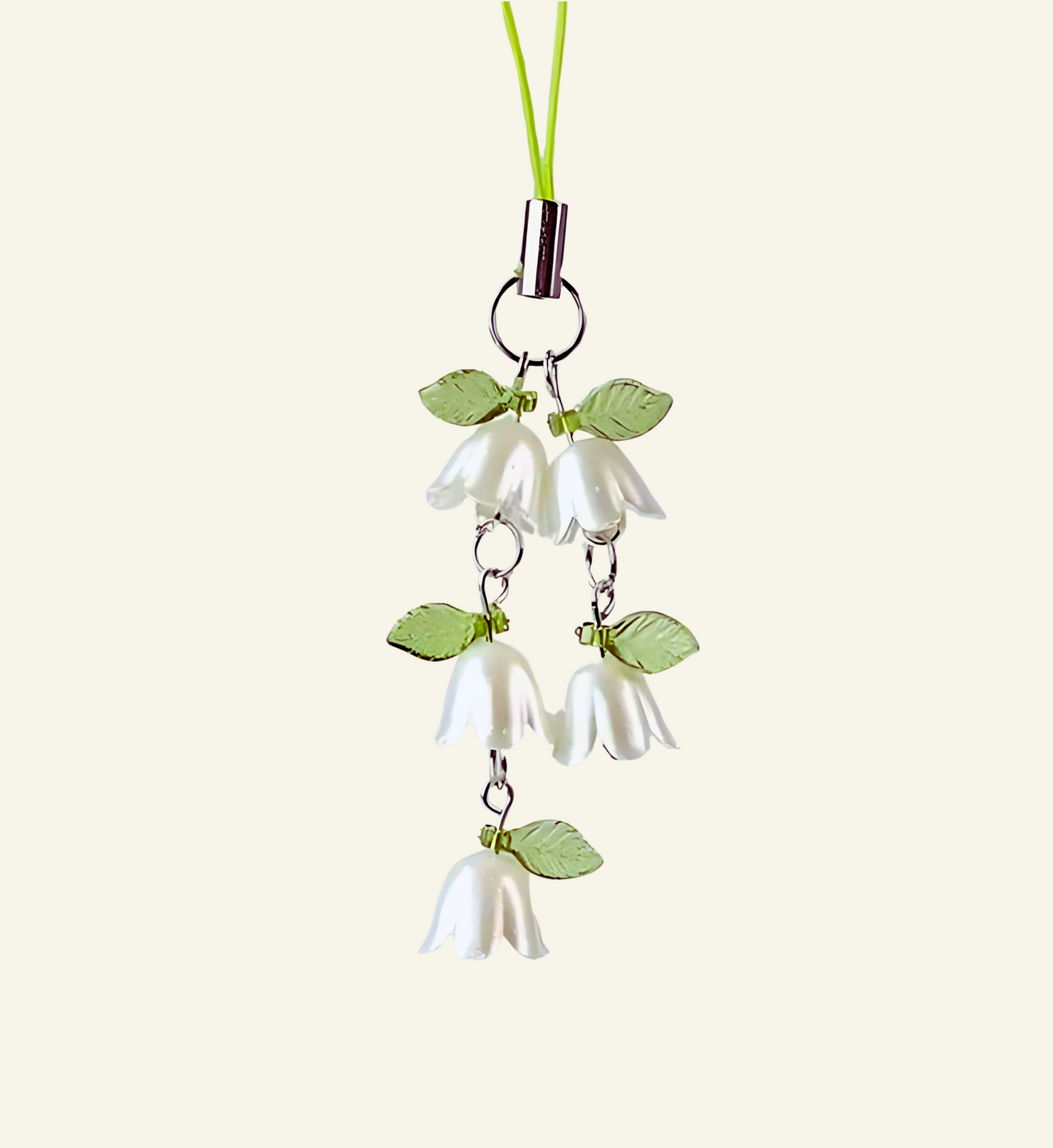 Retro Lily Phone Charm