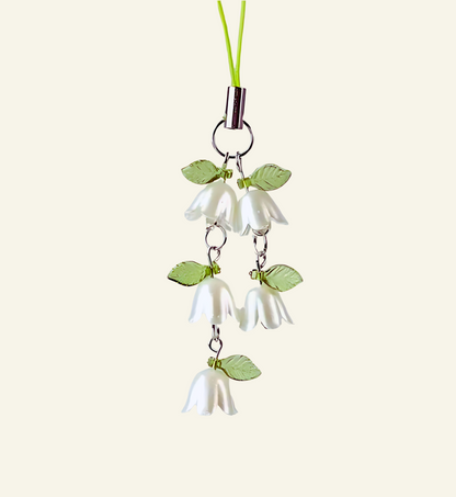 Retro Lily Phone Charm