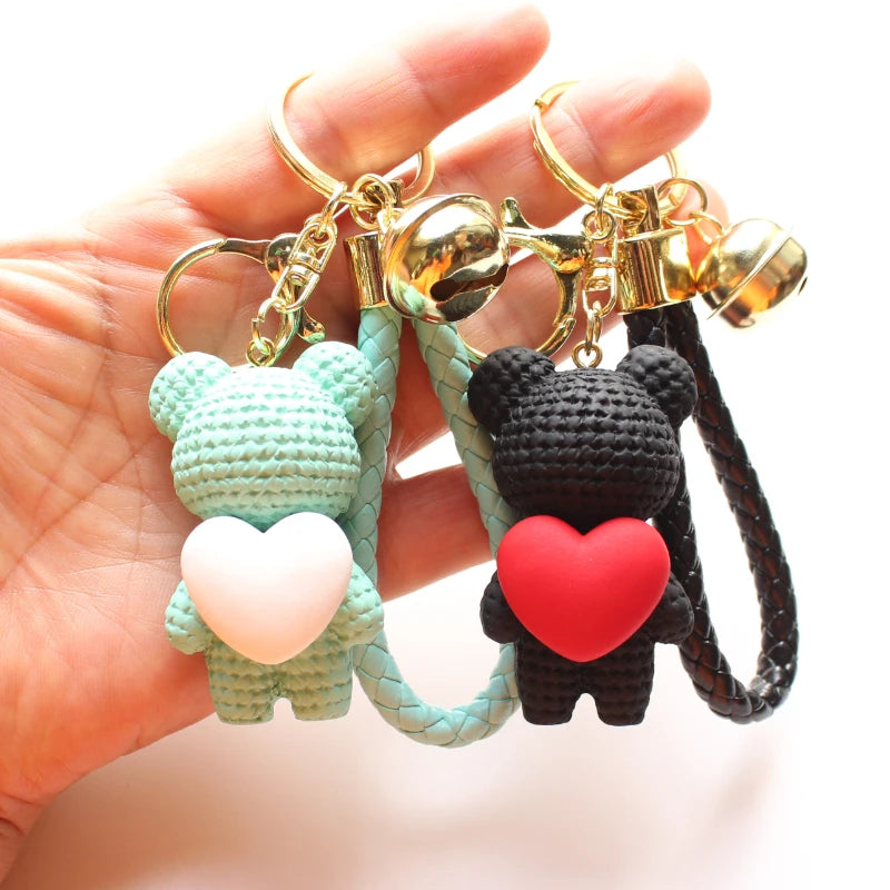 Heart Bear Trinket Key Chain