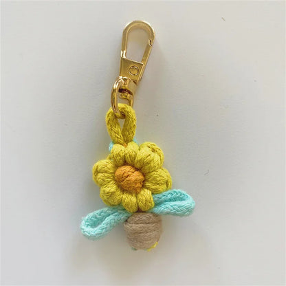 Crochet Pearl Grape Charm