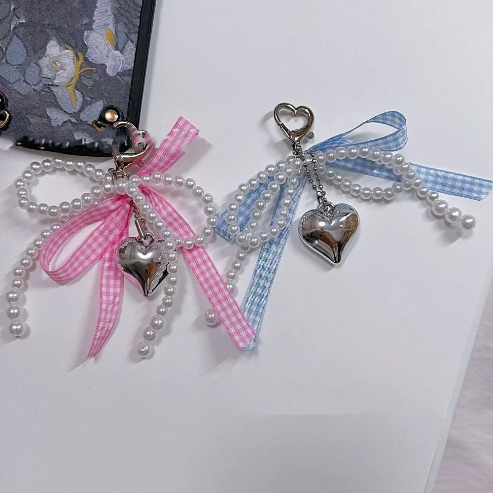 Pastel Lattice Pearl Ribbon