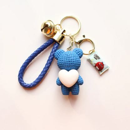 Heart Bear Trinket Key Chain