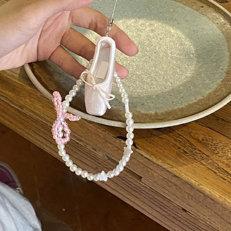 Ballet Lace and Pearl Charm