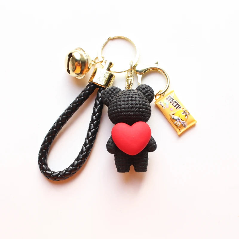 Heart Bear Trinket Key Chain