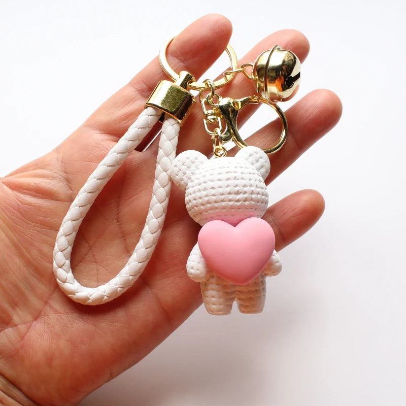 Heart Bear Trinket Key Chain