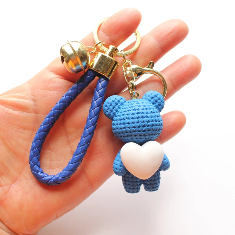 Heart Bear Trinket Key Chain