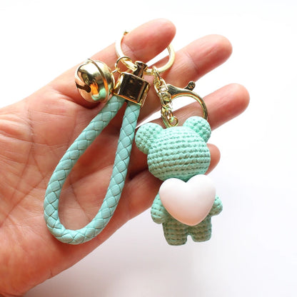 Heart Bear Trinket Key Chain