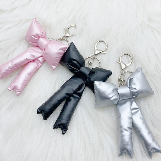 Metallic Puff Bow