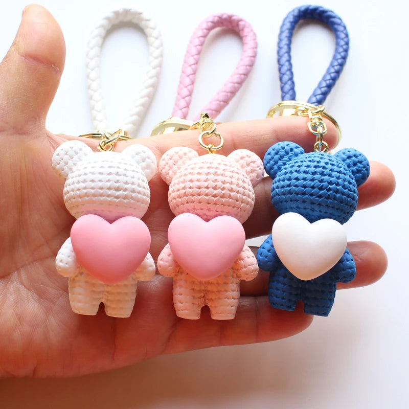 Heart Bear Trinket Key Chain