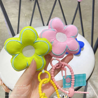 Stuffed Flower Key Chain