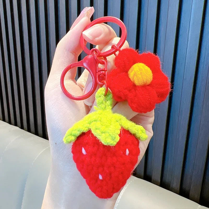 Knitted Strawberries