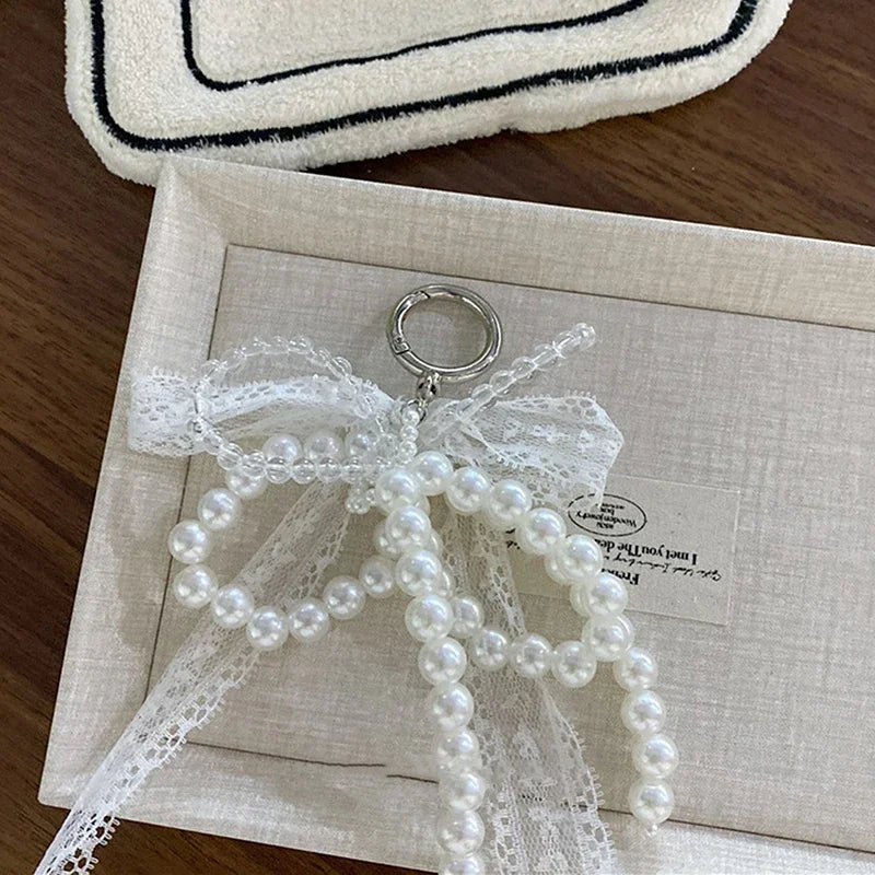 Lace Ribbon Pearls