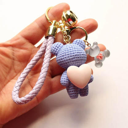 Heart Bear Trinket Key Chain