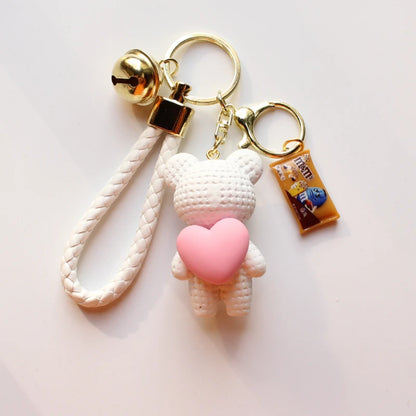 Heart Bear Trinket Key Chain