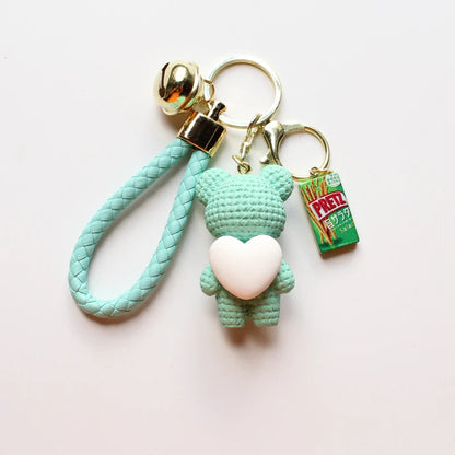 Heart Bear Trinket Key Chain