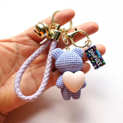 Heart Bear Trinket Key Chain