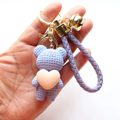 Heart Bear Trinket Key Chain