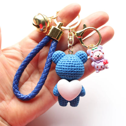 Heart Bear Trinket Key Chain