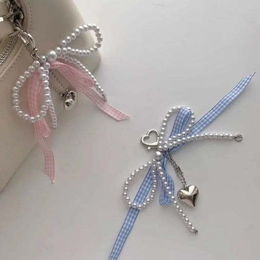 Pastel Lattice Pearl Ribbon