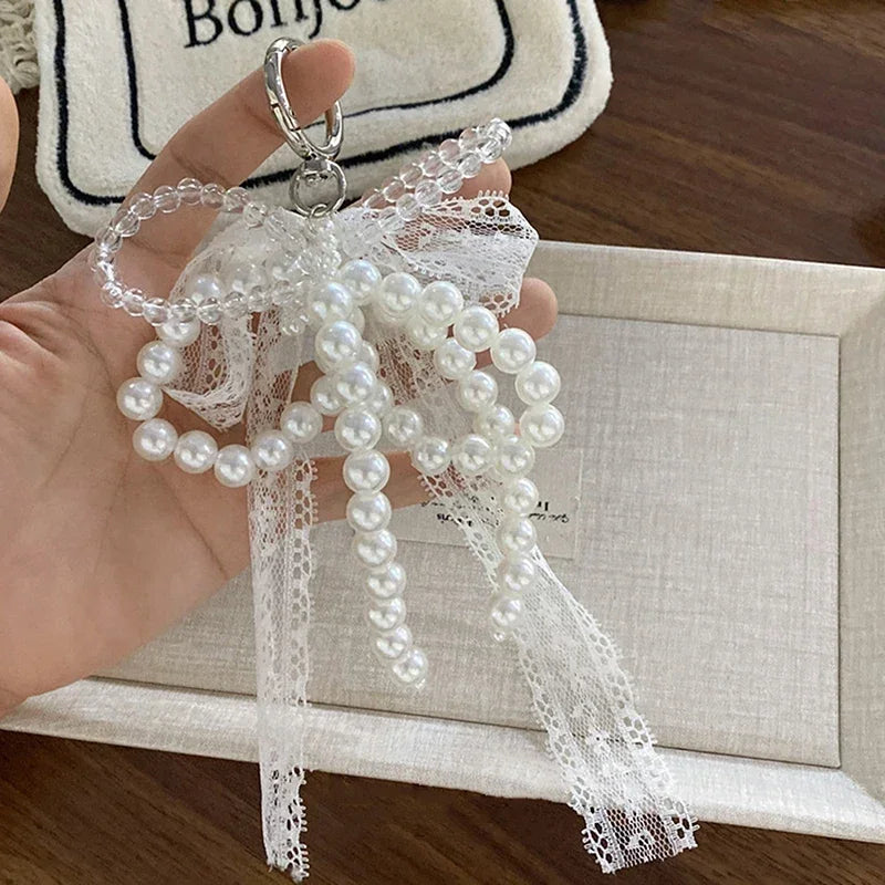 Lace Ribbon Pearls