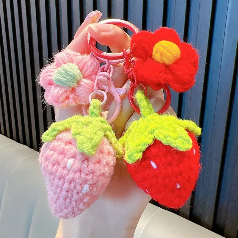 Knitted Strawberries