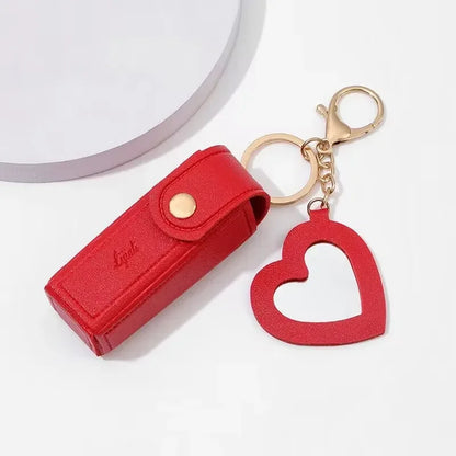 Portable Leather Lipstick Pouch