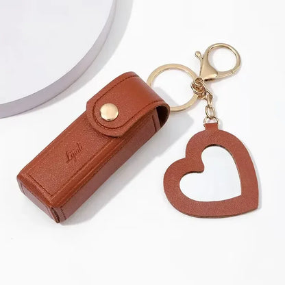 Portable Leather Lipstick Pouch