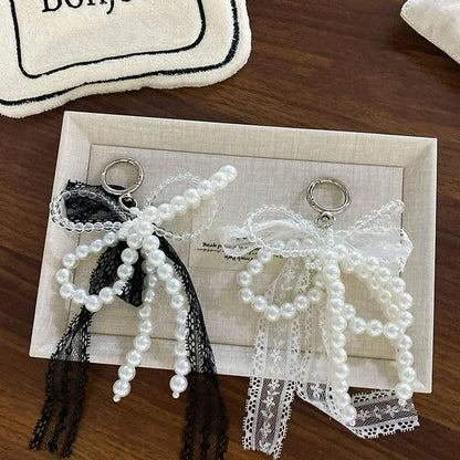 Lace Ribbon Pearls