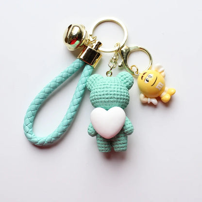 Heart Bear Trinket Key Chain