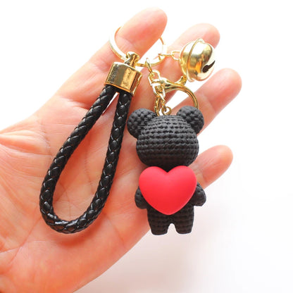 Heart Bear Trinket Key Chain