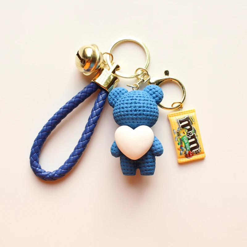 Heart Bear Trinket Key Chain