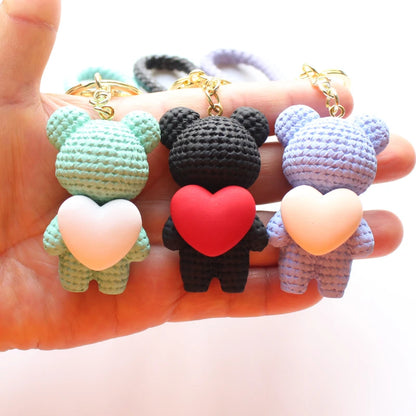 Heart Bear Trinket Key Chain