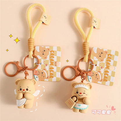 Butter Bear Keychain