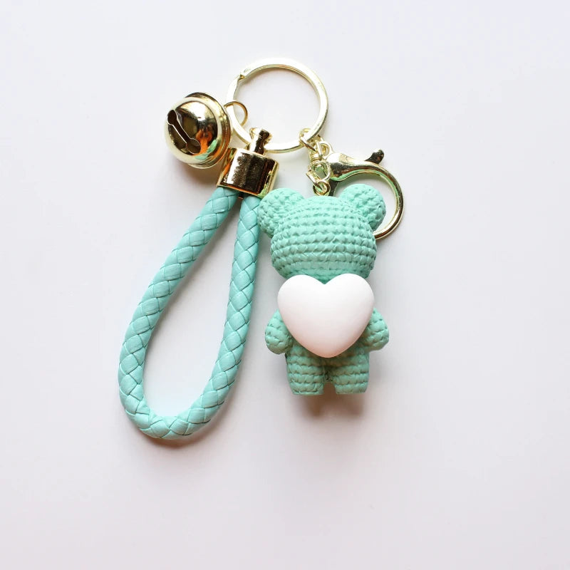 Heart Bear Trinket Key Chain