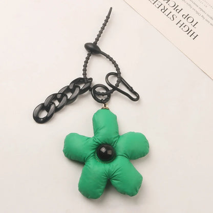 Stuffed Flower Key Chain