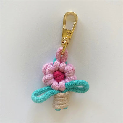 Crochet Pearl Grape Charm