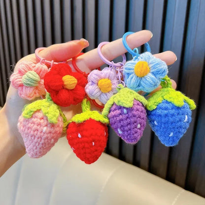 Knitted Strawberries