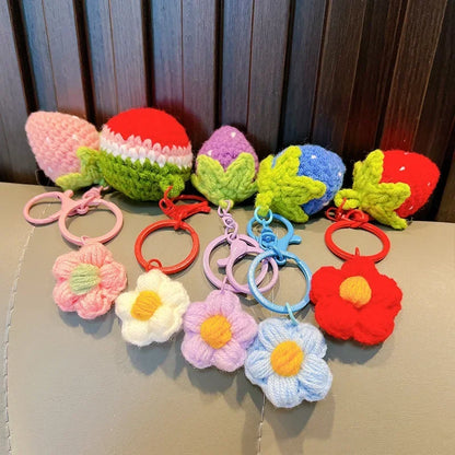 Knitted Strawberries